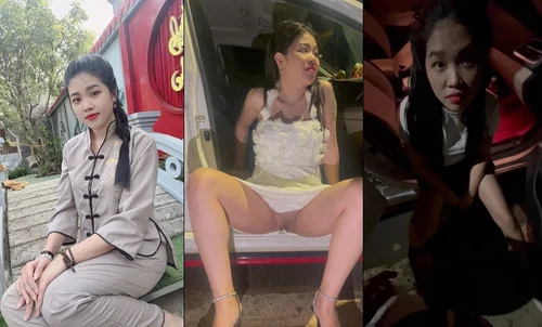 Đưa em đi dạo ở công viên bắt em cởi quần lót phô dâm rồi bú cu public